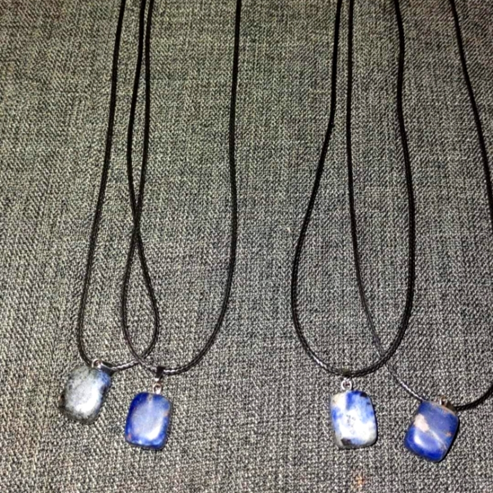 Blue Healing Stone Necklaces